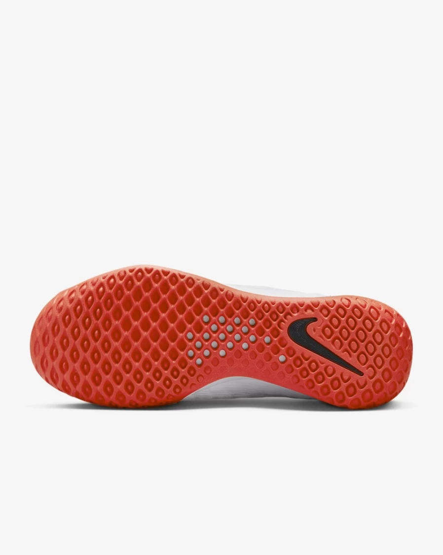 NikeCourt Air Zoom NXT Men's Tennis Shoes - White/Picante Red/Fuchsia Dream/Black - Hard Court Performance