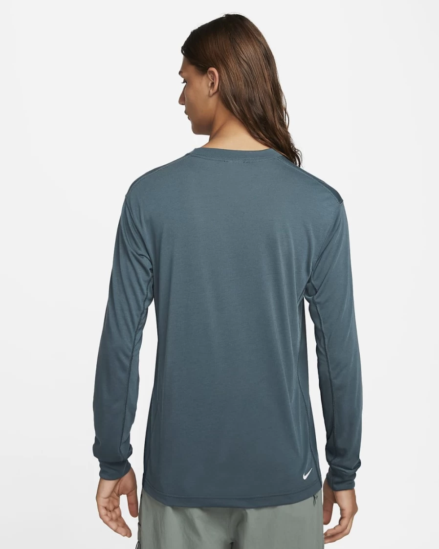 Nike ACG Dri-FIT Men's Long-Sleeve Hiking Top - Faded Spruce/Black/Summit White, Moisture-Wicking Performance Shirt