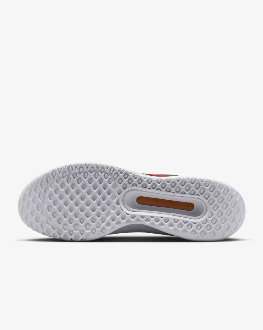 NikeCourt Zoom Pro Men's Tennis Shoes - White/Baltic Blue/Picante Red/Black | Hard Court Performance