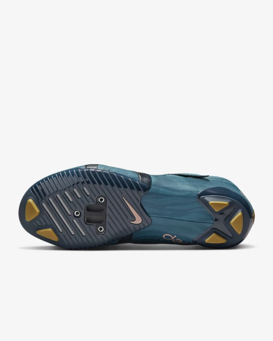 Nike SuperRep Cycle 2 Next Nature Men's Indoor Cycling Shoes - Cerulean/Arctic Orange/Golden Moss/Armory Navy