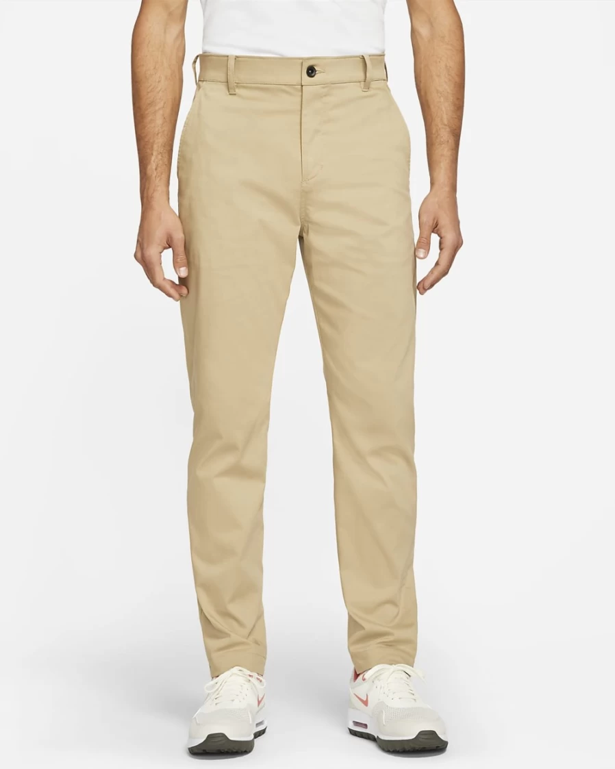 Nike Dri-FIT UV Men's Golf Pants - Slim-Fit Chino in Parachute Beige