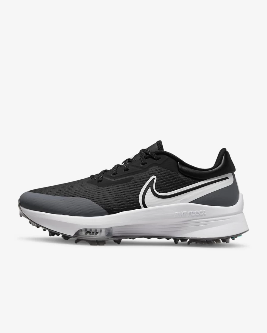 Nike Air Zoom Infinity Tour NEXT% Men's Golf Shoes - Black, Iron Grey, Dynamic Turquoise, White