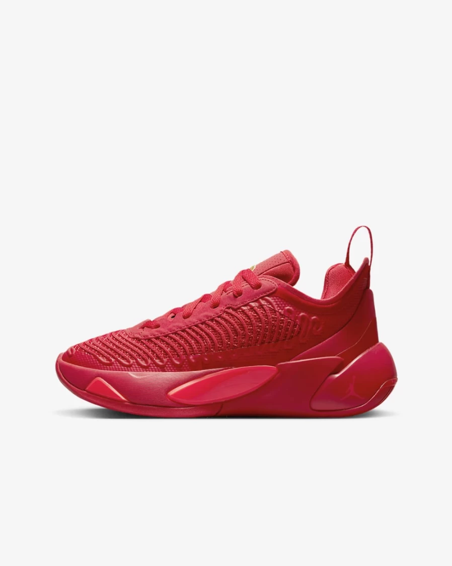 Nike Luka 1 Big Kids' Basketball Shoes - University Red/Bright Crimson/Metallic Gold for Boys and Girls