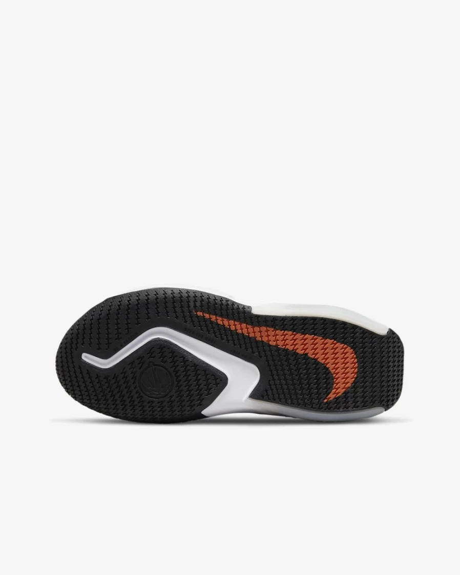 Nike Air Zoom Crossover Big Kids' Basketball Shoes for Boys & Girls - Black/Light Bone/Safety Orange/Summit White