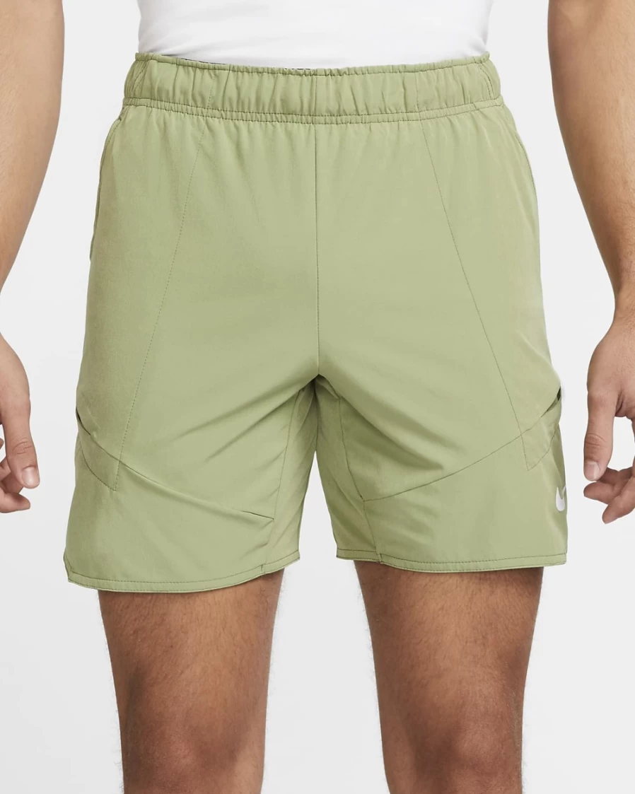 NikeCourt Dri-FIT Advantage Men's Tennis Shorts 7" - Alligator/White