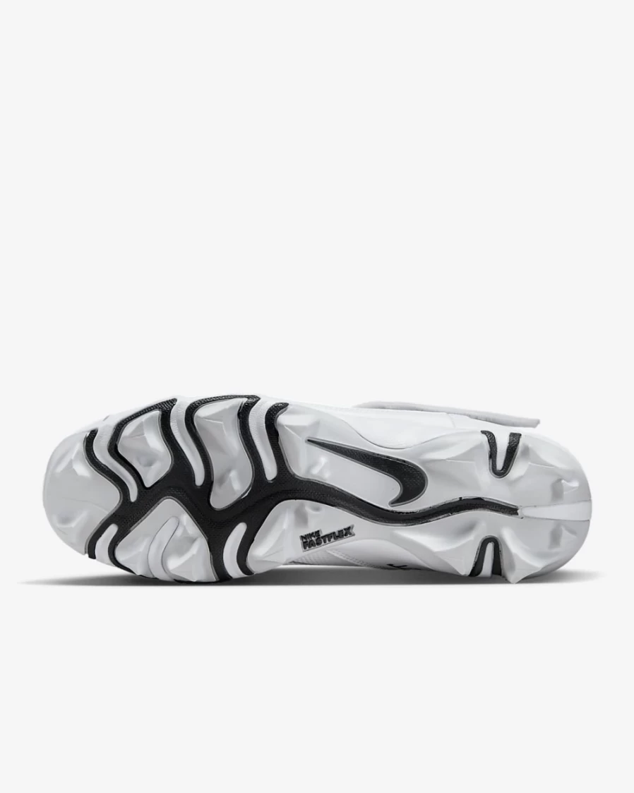 Nike Force Trout 8 Keystone White Wolf Grey Pure Platinum Black Baseball Cleats for Men