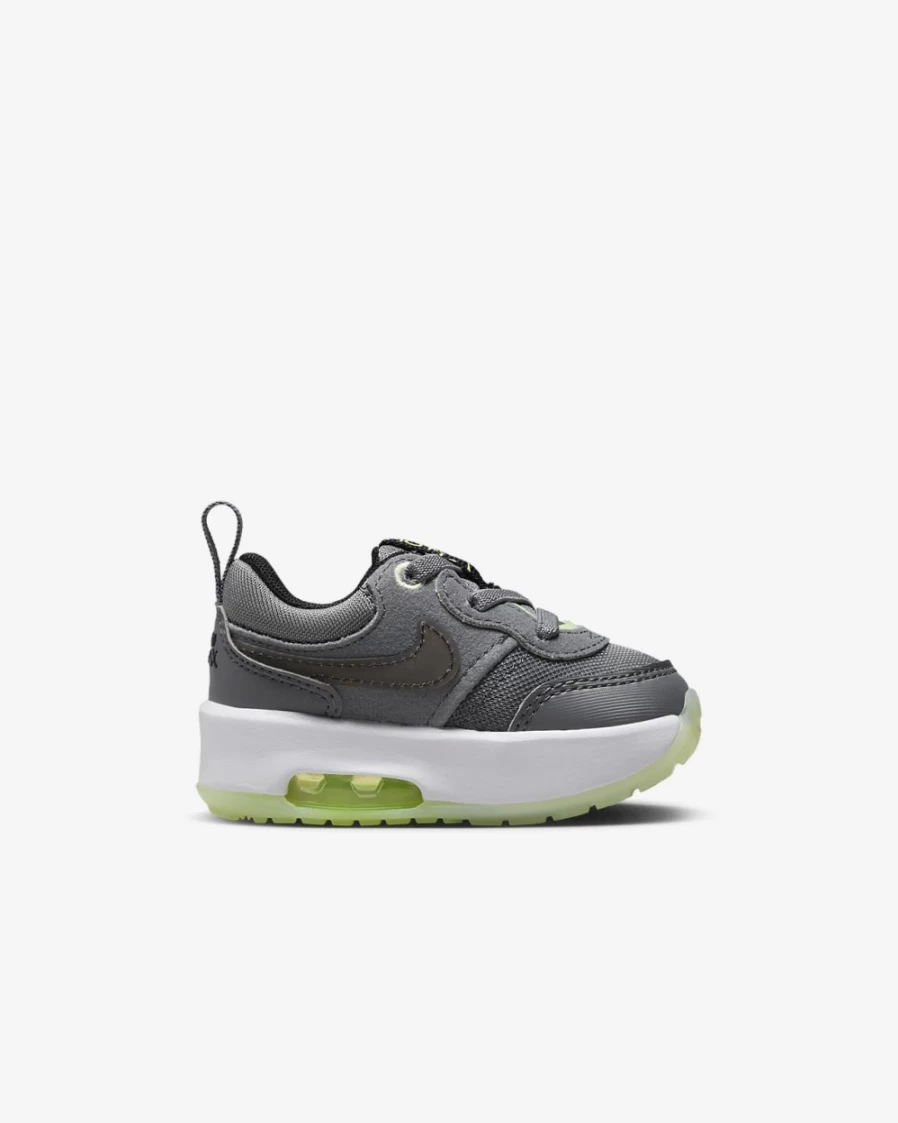Nike Air Max Motif Baby Toddler Shoes for Boys & Girls - Smoke Grey, Barely Volt, Volt, Black
