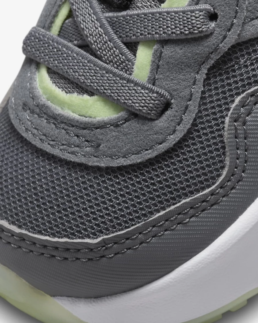 Nike Air Max Motif Baby Toddler Shoes for Boys & Girls - Smoke Grey, Barely Volt, Volt, Black
