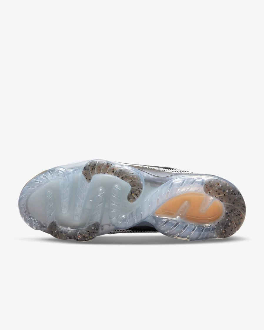 Nike Air VaporMax 2021 Flyknit Men's Running Shoes - White/Black/Anthracite/Kumquat
