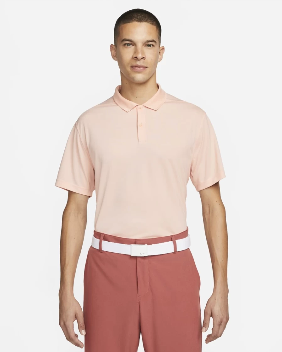 Nike Dri-FIT Victory Men's Golf Polo Shirt - Arctic Orange/White, Moisture-Wicking, Breathable Performance Top