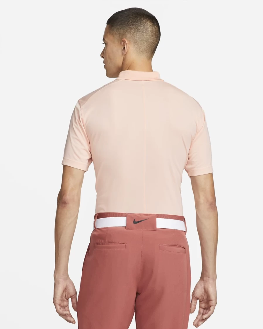 Nike Dri-FIT Victory Men's Golf Polo Shirt - Arctic Orange/White, Moisture-Wicking, Breathable Performance Top