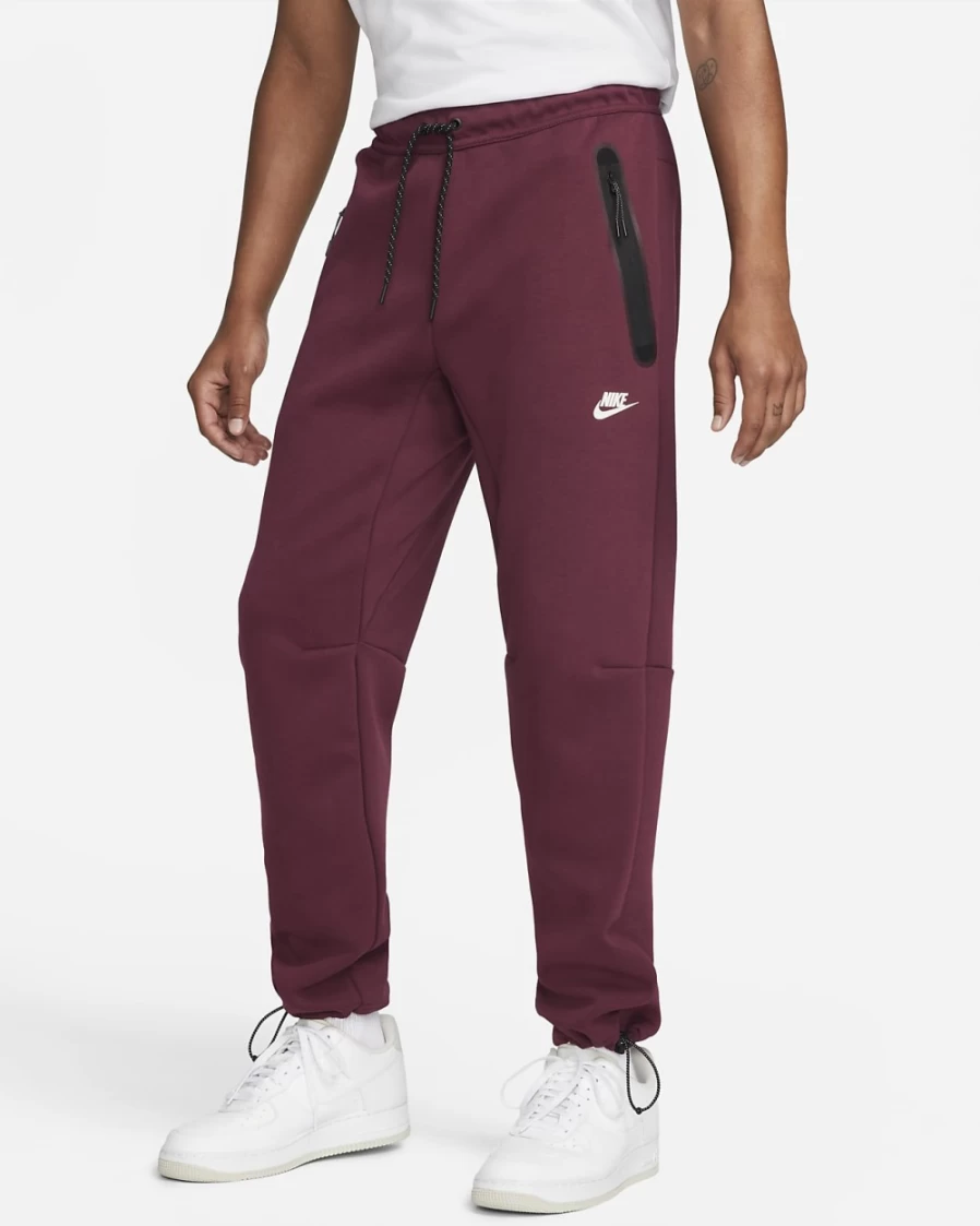 Nike Tech Fleece Men's Jogger Pants - Dark Beetroot/Phantom, Sportswear Comfort & Style
