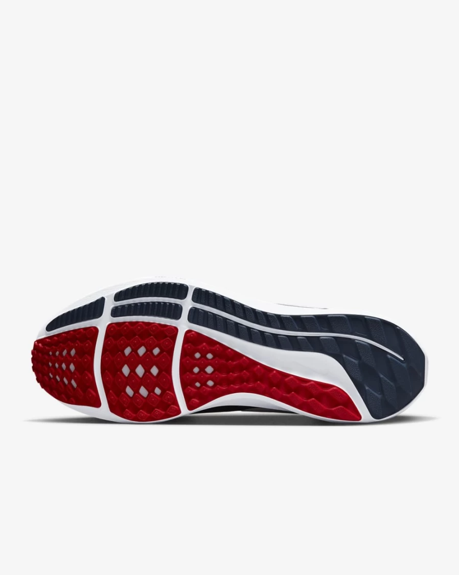 Nike Pegasus 39 Men's Road Running Shoes - New England Patriots NFL Edition in College Navy/University Red/White
