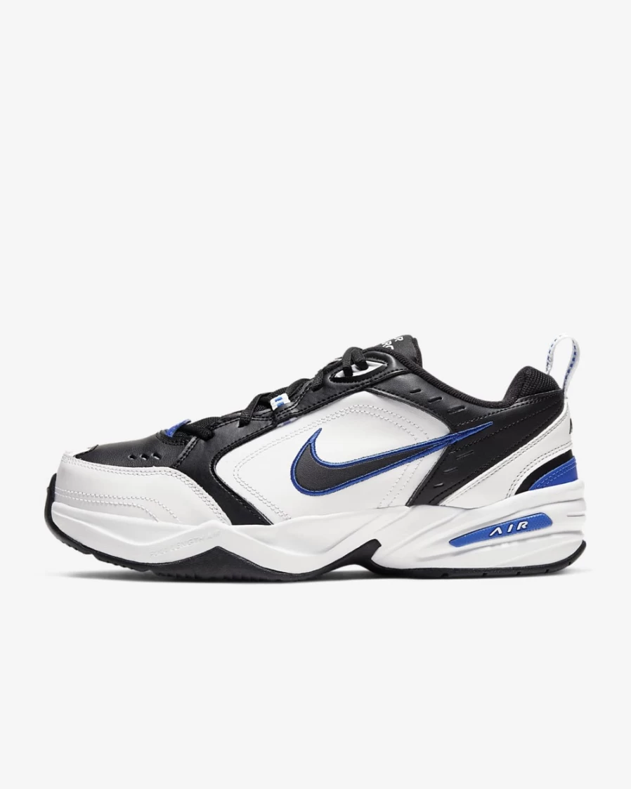 Nike Air Monarch IV Men's Extra Wide Training Shoes - Black/White/Black