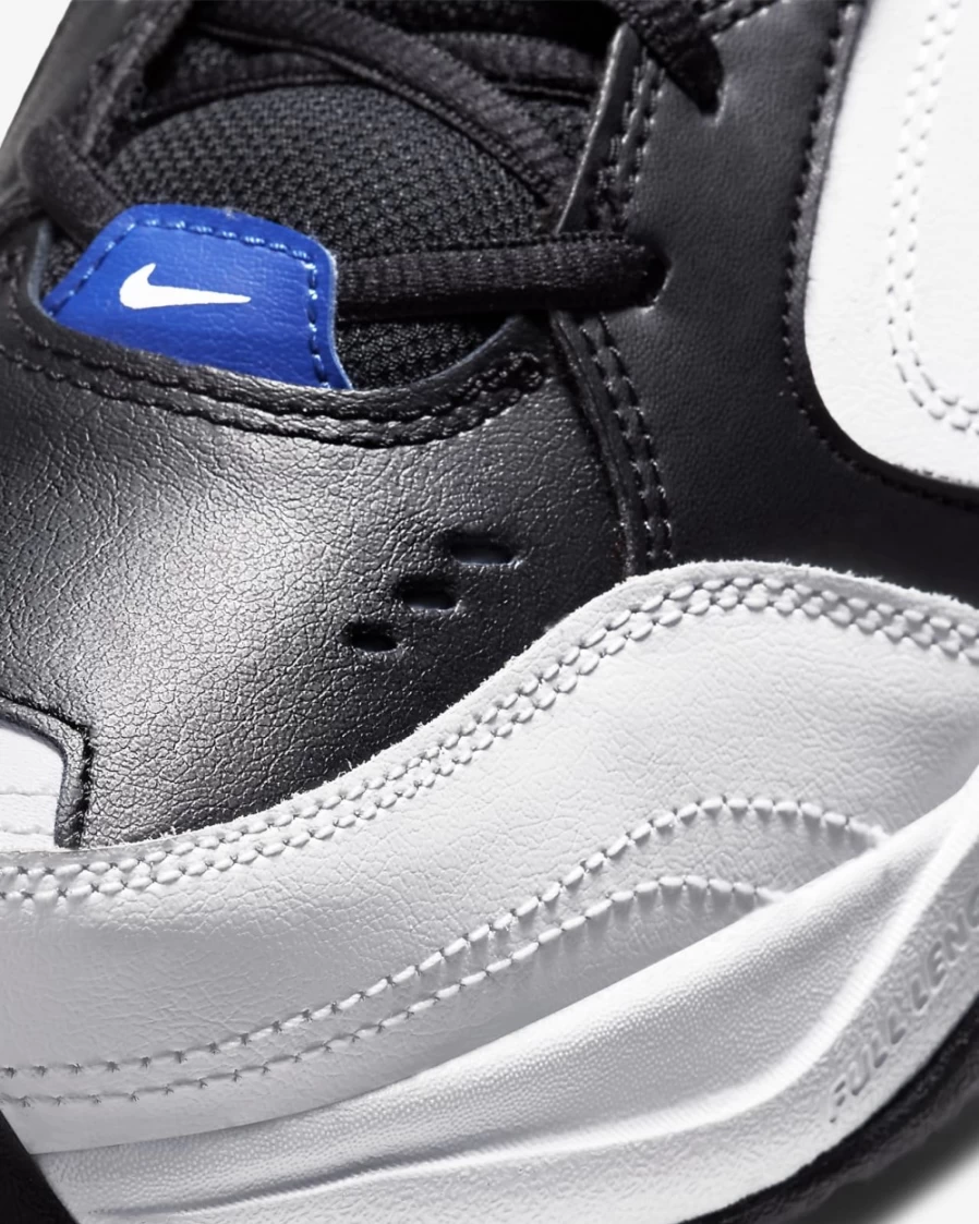 Nike Air Monarch IV Men's Extra Wide Training Shoes - Black/White/Black