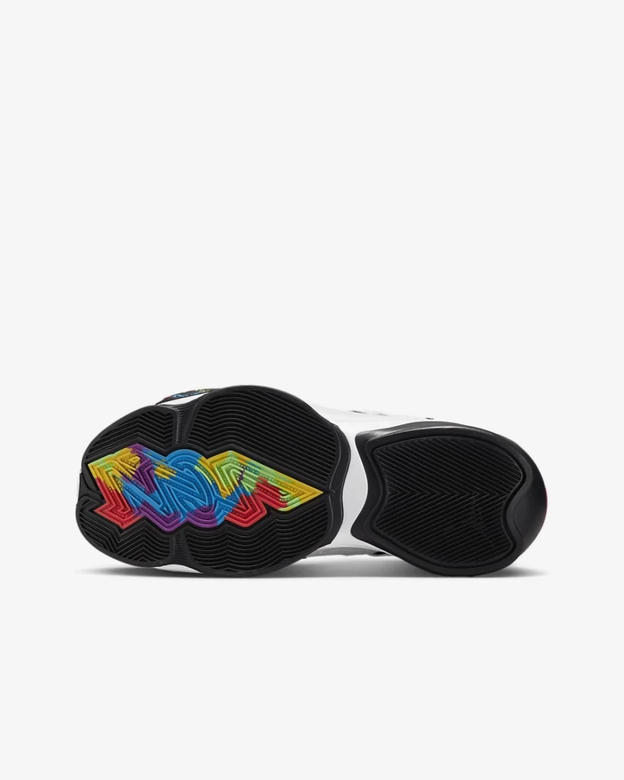 Nike Zion 2 Big Kids' Basketball Shoes for Boys and Girls - Black/Green Strike/Bright Crimson/White