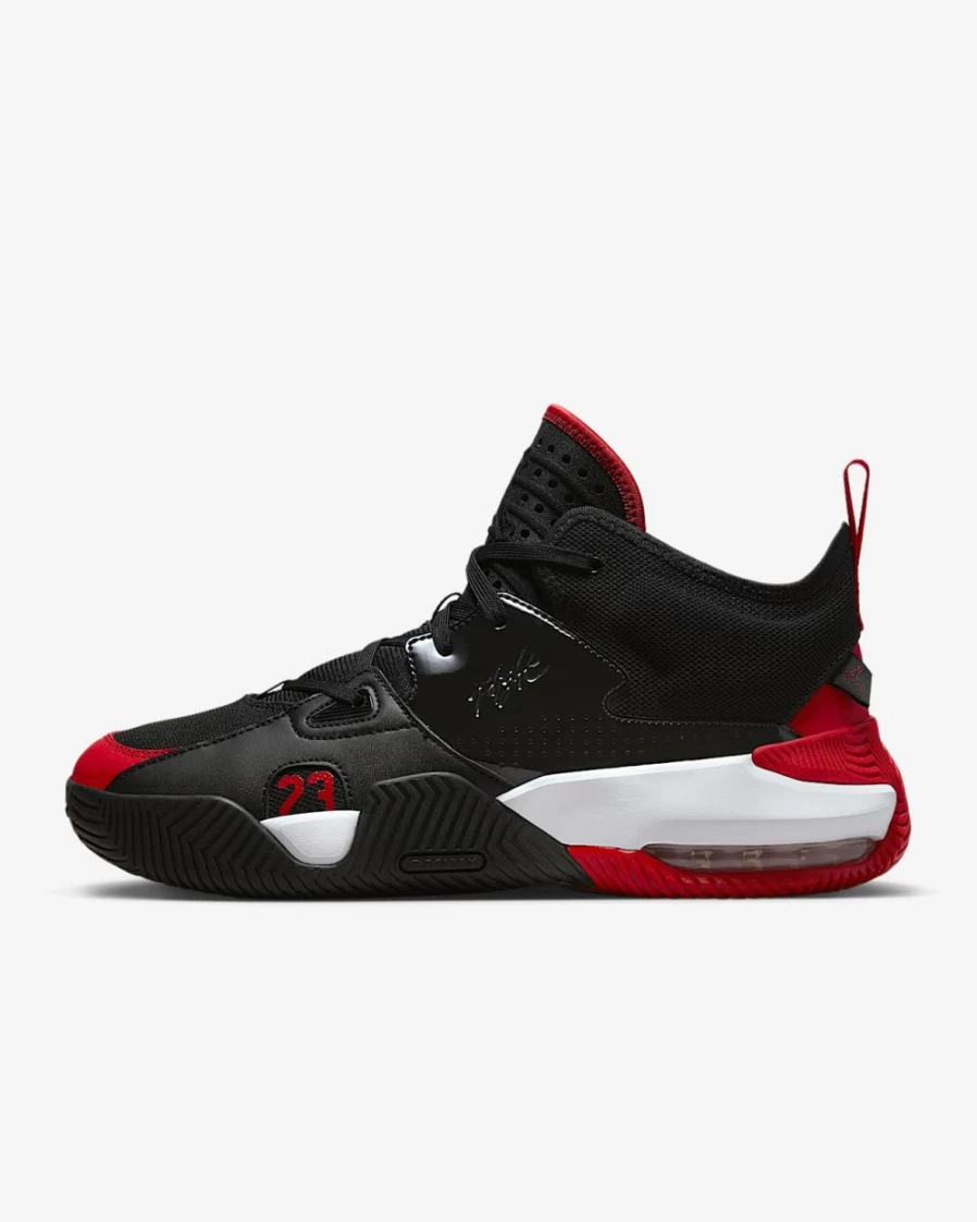 Nike Jordan Stay Loyal 2 Men's Basketball Shoes - Black/University Red/White