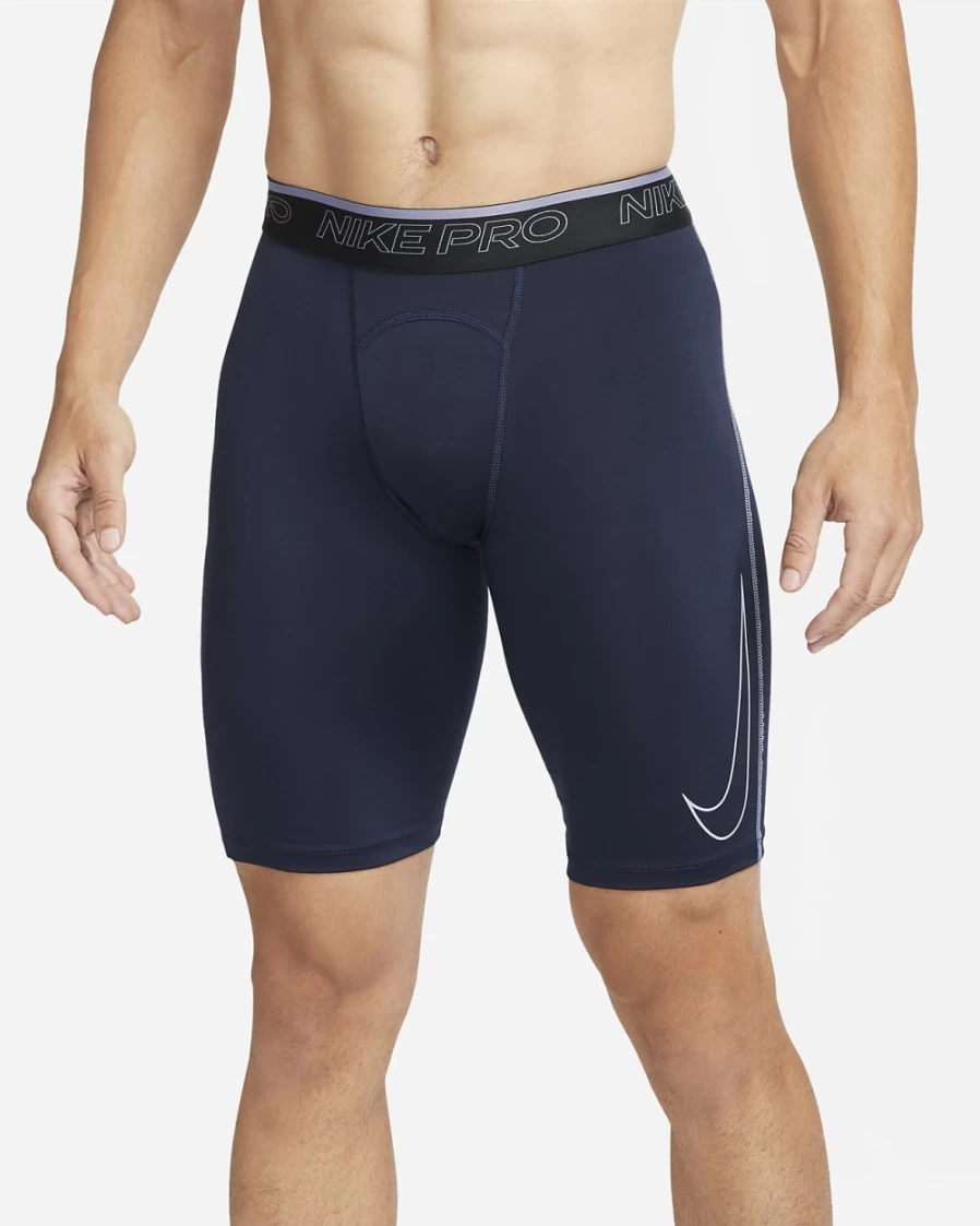 Nike Pro Dri-FIT Men's Training Shorts - Obsidian/Iron Purple, Moisture-Wicking, Lightweight, Comfort Fit