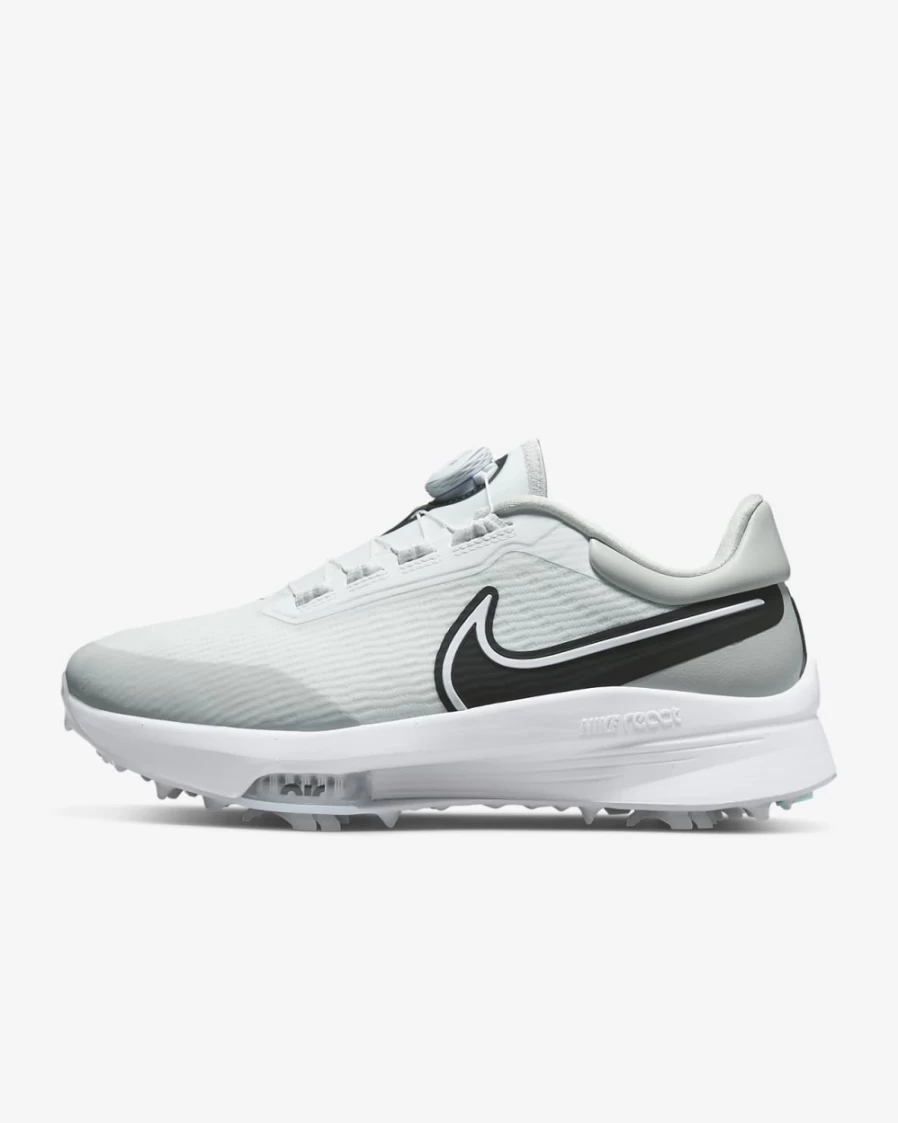 Nike Air Zoom Infinity Tour NEXT% Boa Men's Golf Shoes Wide - White/Grey Fog/Dynamic Turquoise/Black