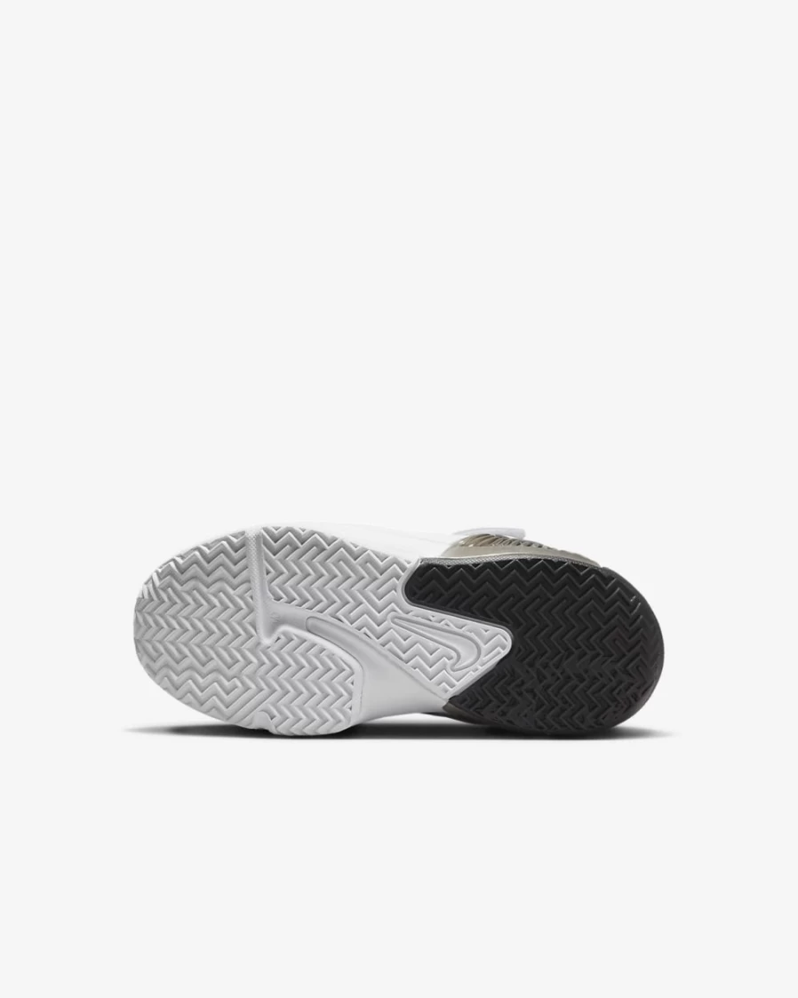 Nike LeBron Witness 7 Kids' Basketball Shoes - White/Black/Metallic Silver for Boys and Girls