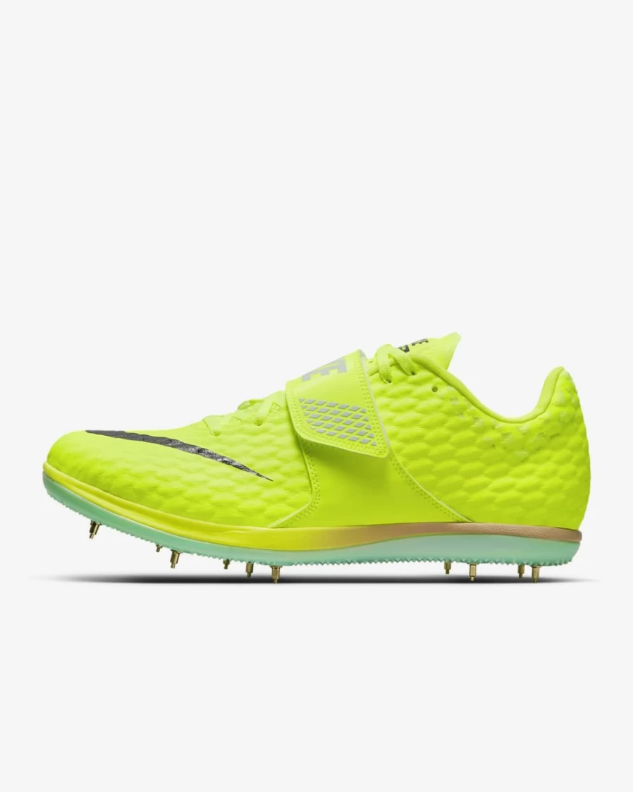 Nike Men's High Jump Elite Track & Field Spikes - Volt/Mint Foam/Cave Purple