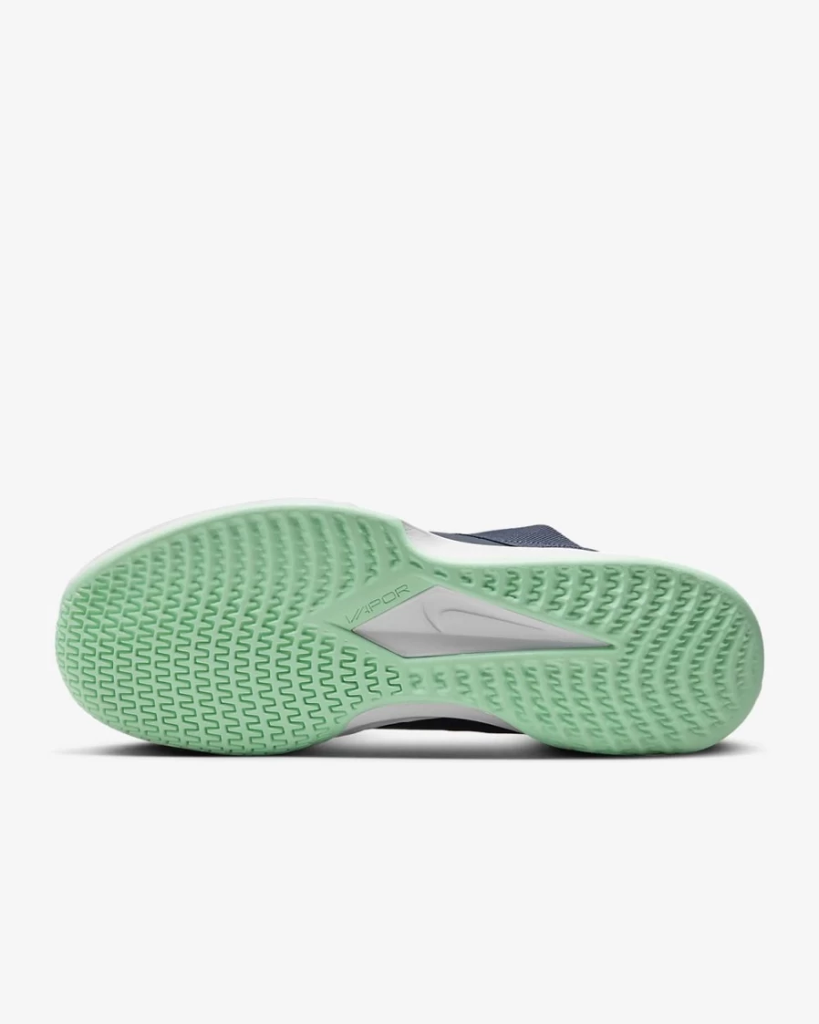 NikeCourt Vapor Lite Men's Tennis Shoes - Obsidian, Green Glow, White, Hyper Pink - Hard Court Training & Match Footwear