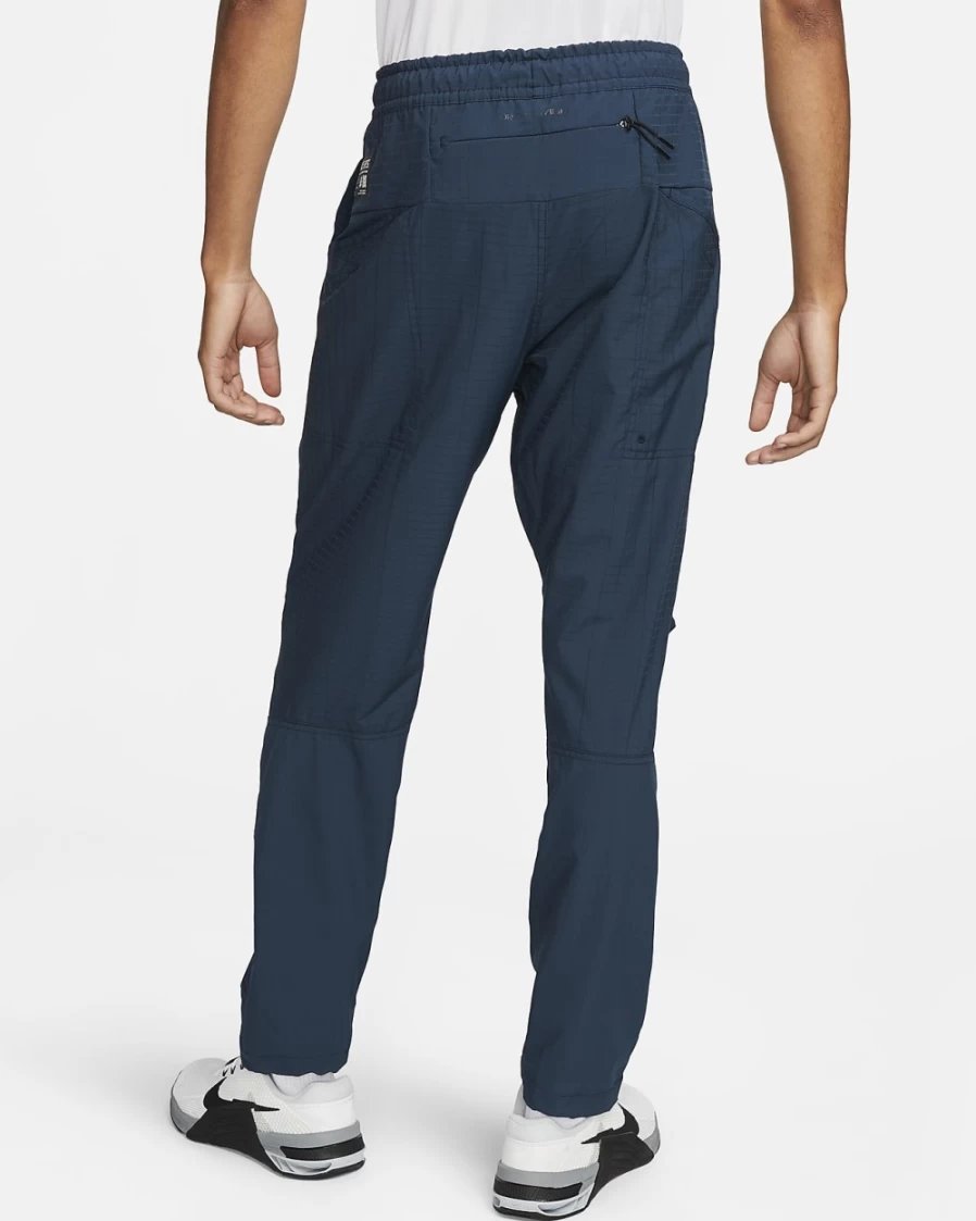 Nike Dri-FIT ADV A.P.S. Men's Woven Fitness Pants - Armory Navy/Black, Moisture-Wicking, Lightweight Workout Trousers for Men