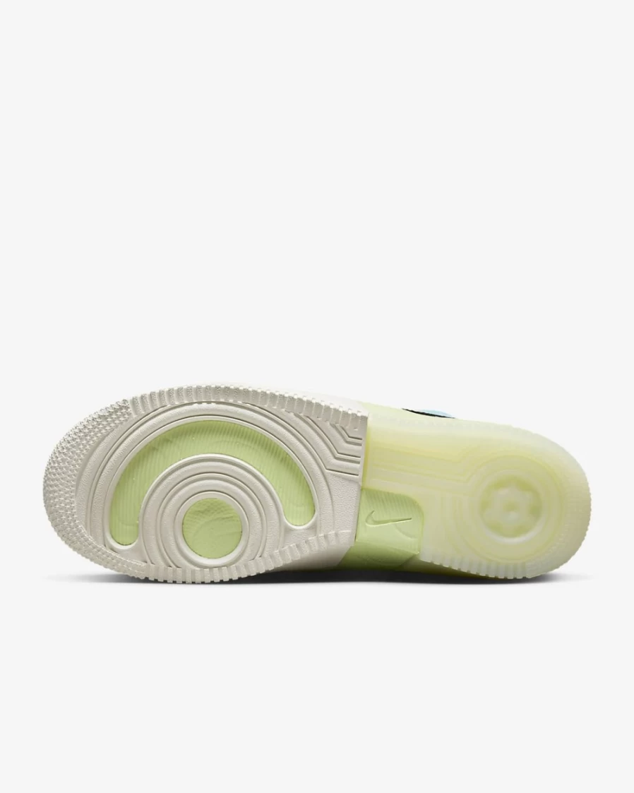 Nike Air Force 1 React Men's Shoes - Sail/Barely Volt/Ghost Green/Black Athletic Sneakers for Men