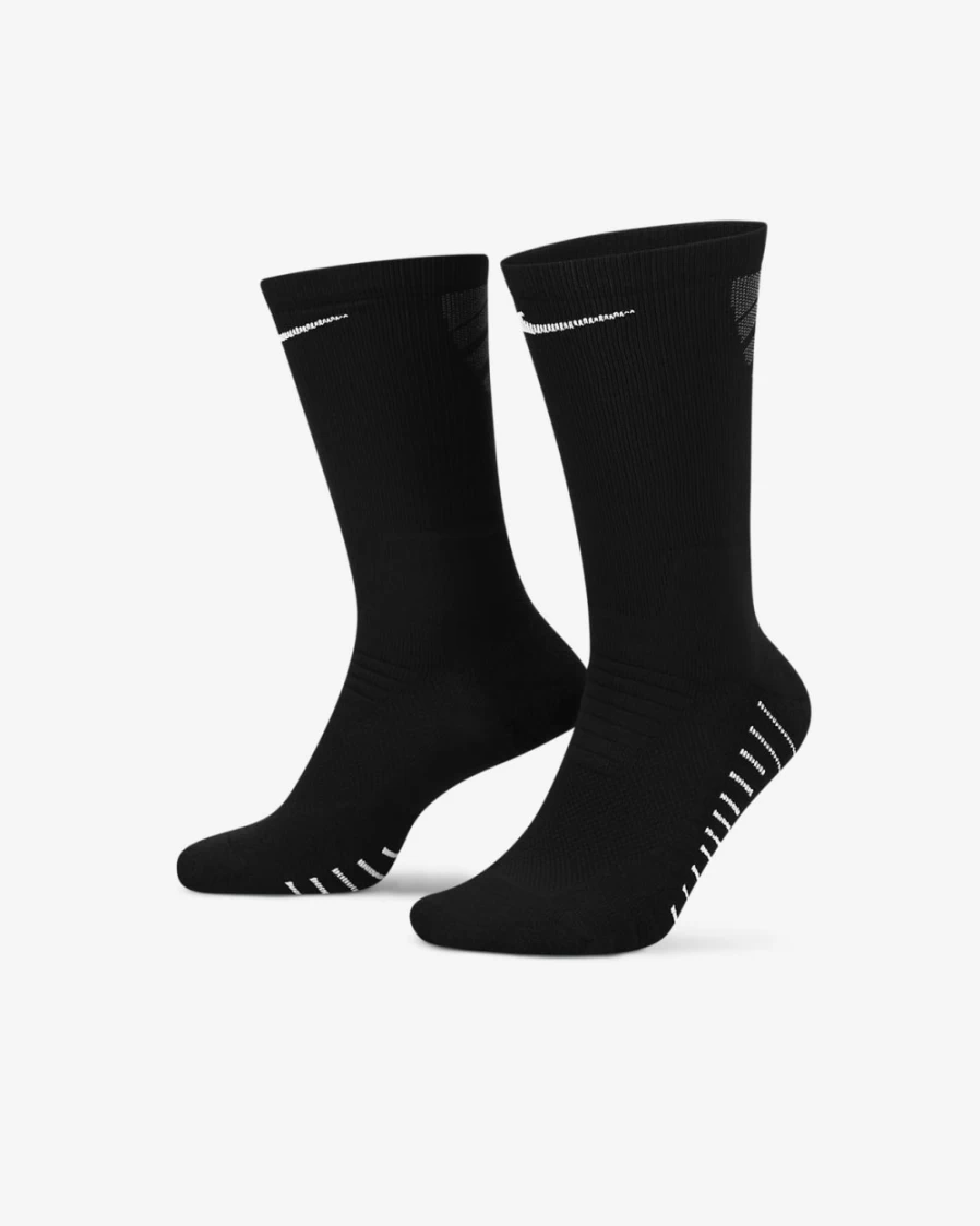 Nike Vapor Football Crew Socks for Men - Black/White Athletic Performance Socks