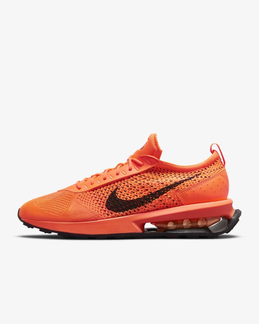 Nike Air Max Flyknit Racer Next Nature Men's Running Shoes - Total Orange/Black