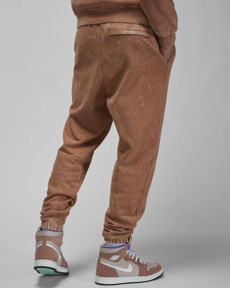 Nike Jordan Flight Fleece Men's Washed Pants - Mineral Clay
