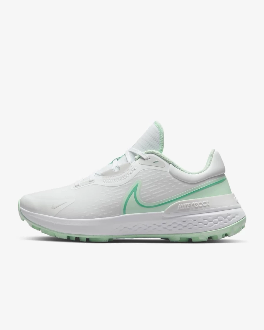 Nike Infinity Pro 2 Men's Golf Shoes - White/Washed Teal/Photon Dust/Mint Foam Spiked Golf Shoes for Men