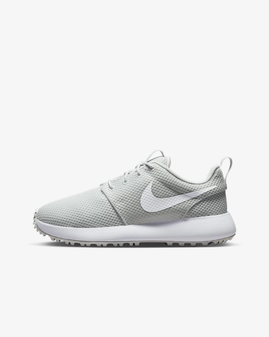 Nike Roshe 2 G Jr. Golf Shoes for Boys & Girls - Photon Dust/White - Kids' Golf Footwear