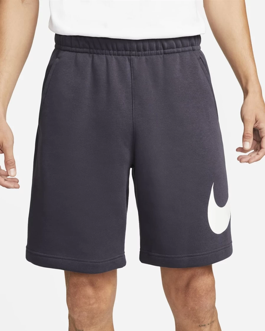 Nike Sportswear Club Men's Graphic Shorts - Cave Purple/White Casual Comfort Fit
