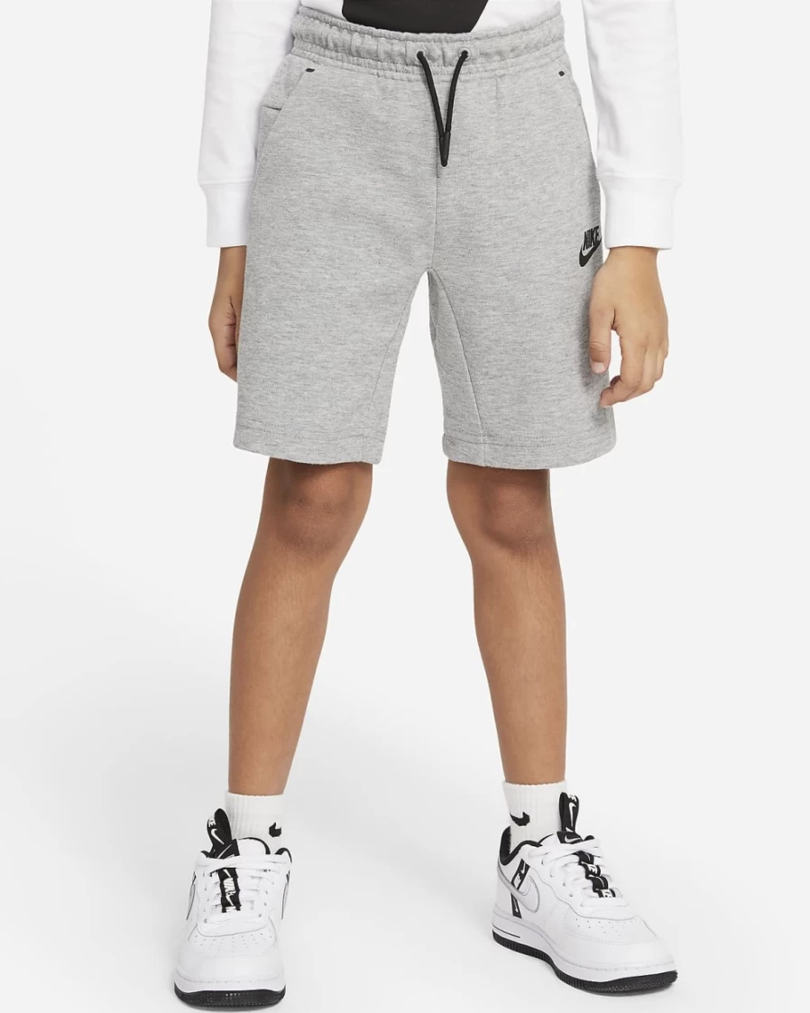 Nike Tech Fleece Boys & Girls Dark Grey Heather Athletic Shorts | Sportswear Kids' Activewear