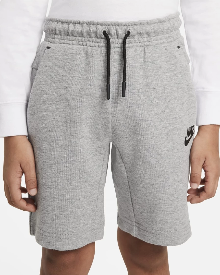 Nike Tech Fleece Boys & Girls Dark Grey Heather Athletic Shorts | Sportswear Kids' Activewear