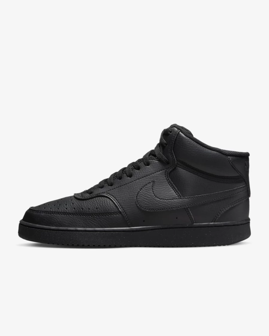 Nike Court Vision Mid Next Nature Men's Black Sneakers