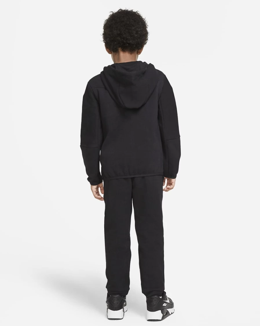 Nike Tech Fleece Kids' Jacket and Pants Set - Black for Boys and Girls