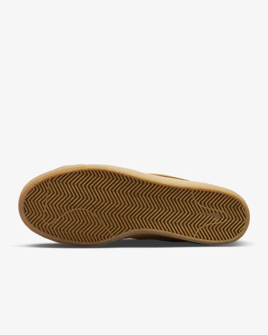 Nike SB Blazer Mid Premium Skate Shoes for Men in Desert Ochre, Hyper Royal & Gum Yellow