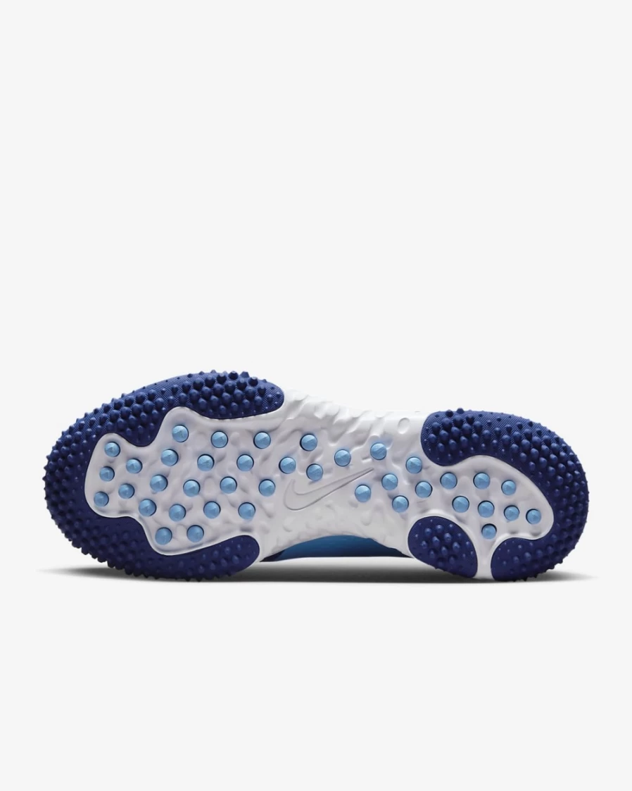 Nike Alpha Huarache Elite 4 Turf Baseball Shoes for Men - Hyper Royal/Deep Royal Blue/University Blue/White