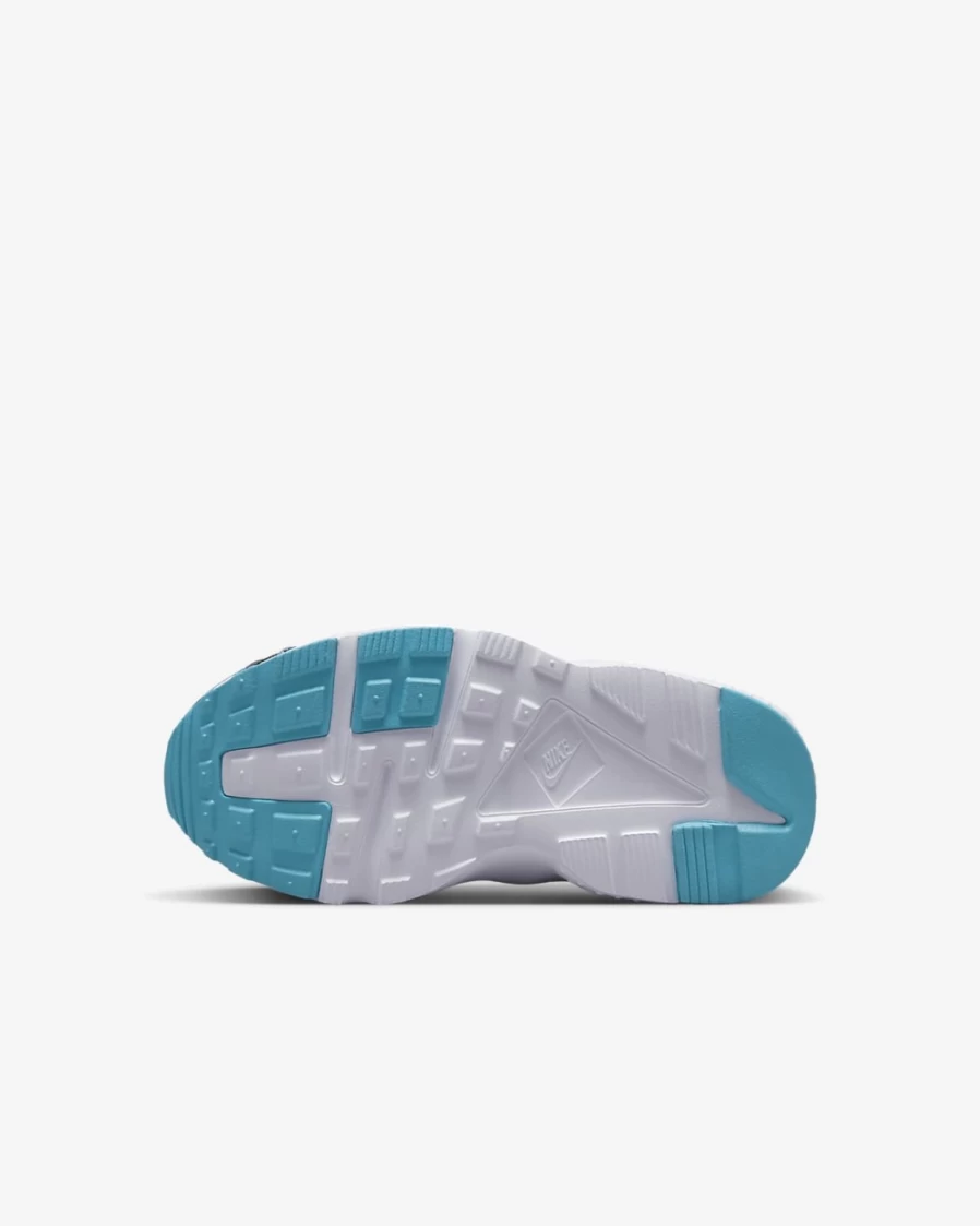 Nike Huarache Run Little Kids' Shoes - Diffused Blue/Racer Blue/Blue Lightning/Laser Orange - Unisex Boys & Girls Sneakers
