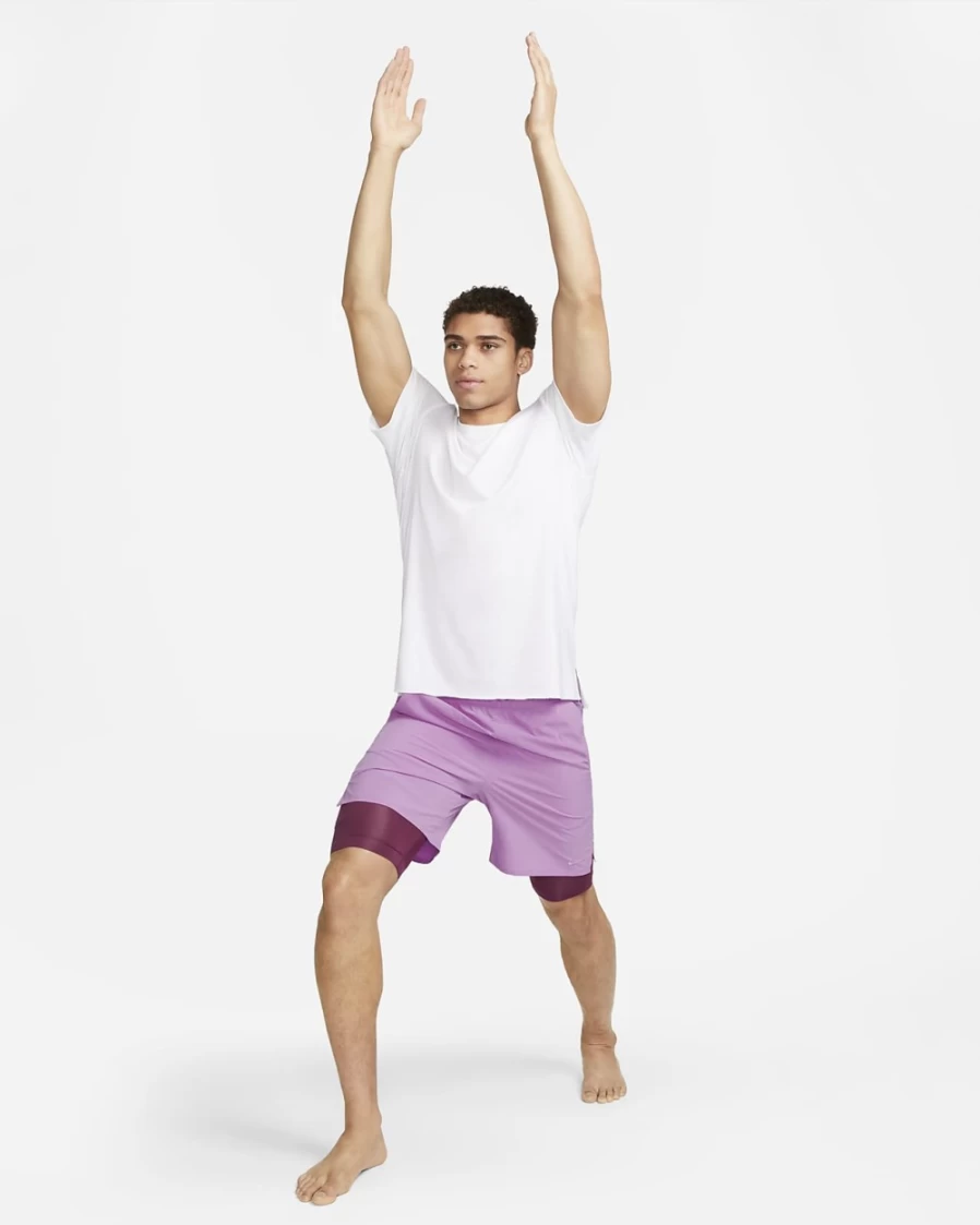 Nike Dri-FIT Unlimited Men's 7" 2-in-1 Running Shorts in Rush Fuchsia/Rosewood/Black - Quick-Dry Athletic Shorts for Training & Workouts
