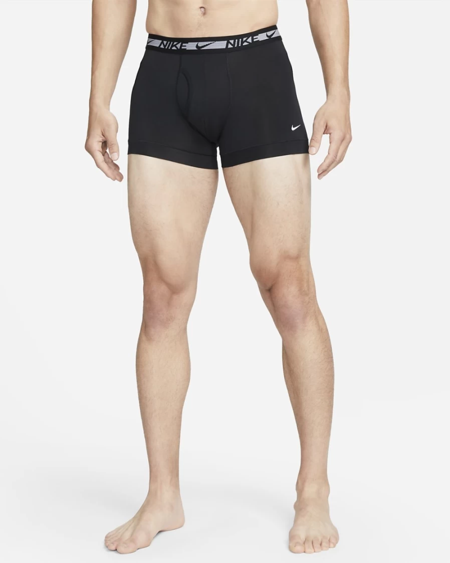 Nike Men's Dri-FIT Ultra Stretch Micro Trunks 3-Pack - Black