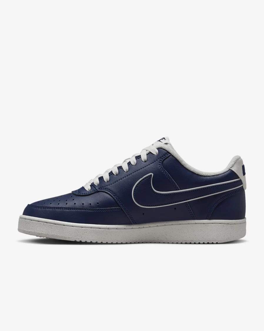 Nike Court Vision Low Men's Sneakers in Midnight Navy/Sail - Classic Casual Shoes for Men