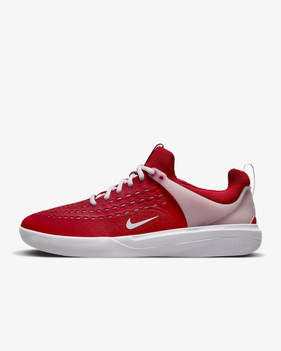 Nike SB Zoom Nyjah 3 Men's Skate Shoes - University Red & White Colorway