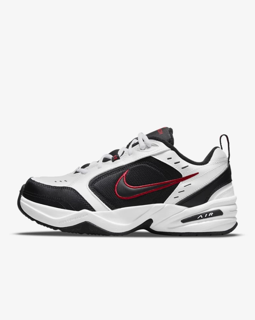 Nike Air Monarch IV Men's Extra Wide Training Shoes White Black