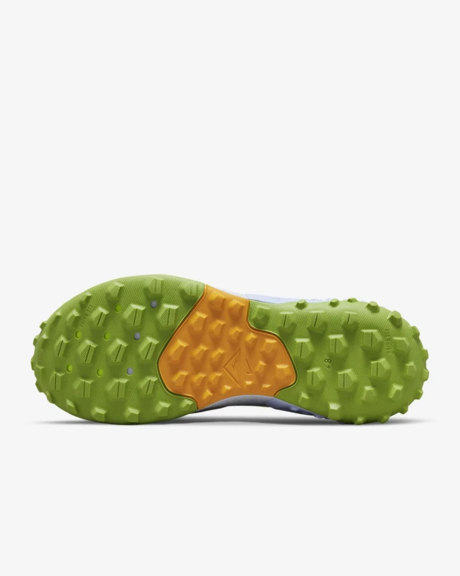 Nike Wildhorse 7 Men's Light Iron Ore Trail Running Shoes for Men - Cobblestone/Kumquat/Volt Accents