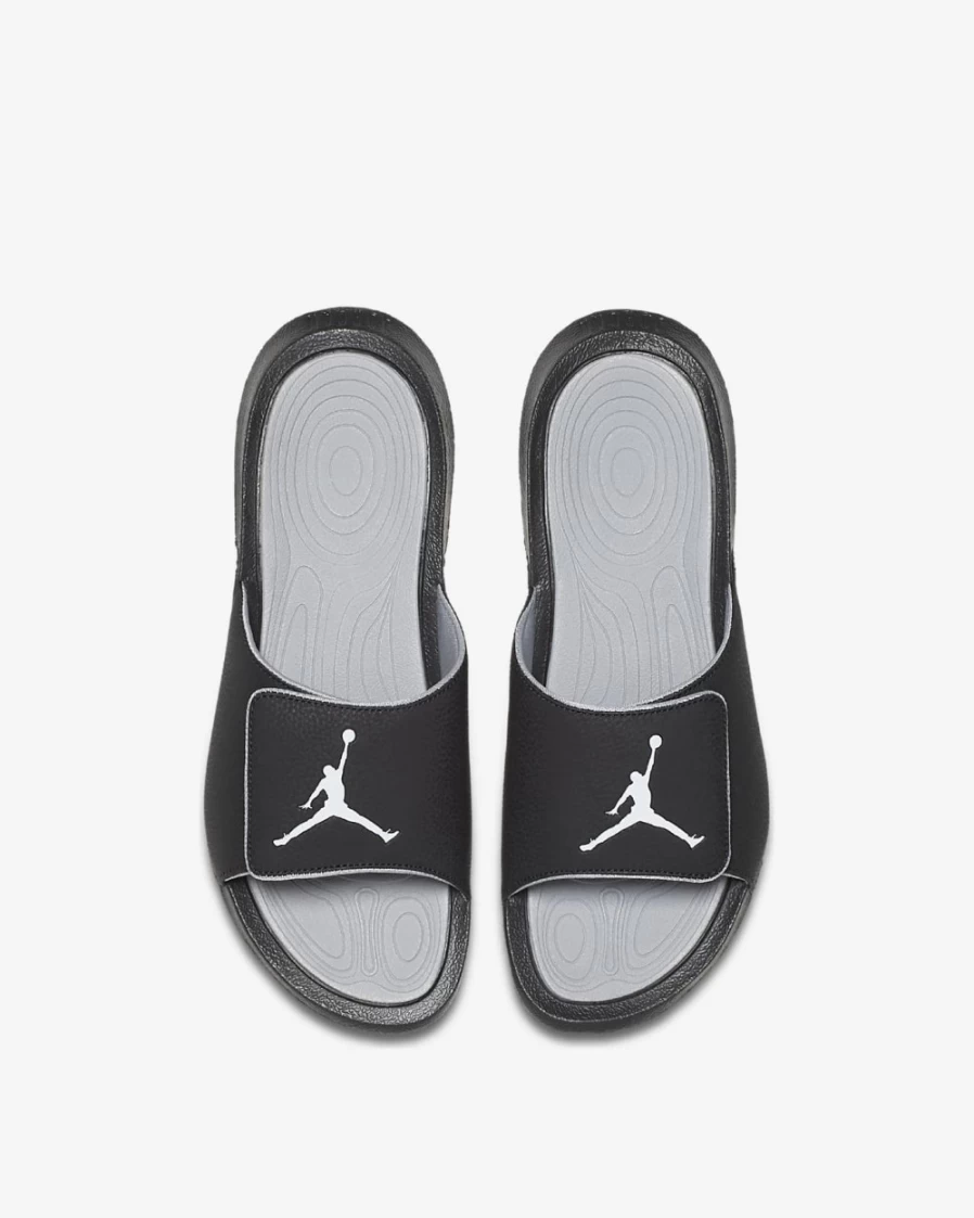 Nike Jordan Hydro 6 Slides for Men - Black/Wolf Grey/White Waterproof Comfortable Sandals