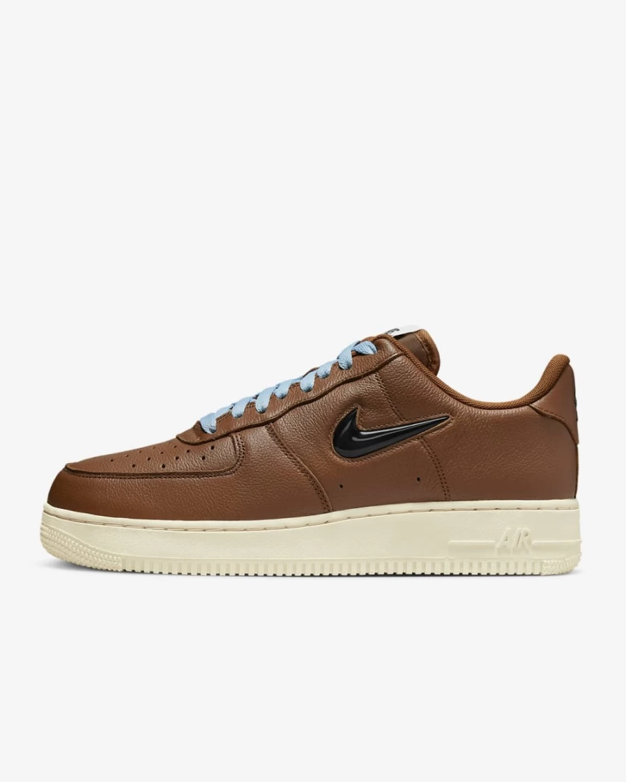 Nike Air Force 1 '07 Premium Vintage Men's Shoes - Pecan/Alpha Orange/Black Colorway