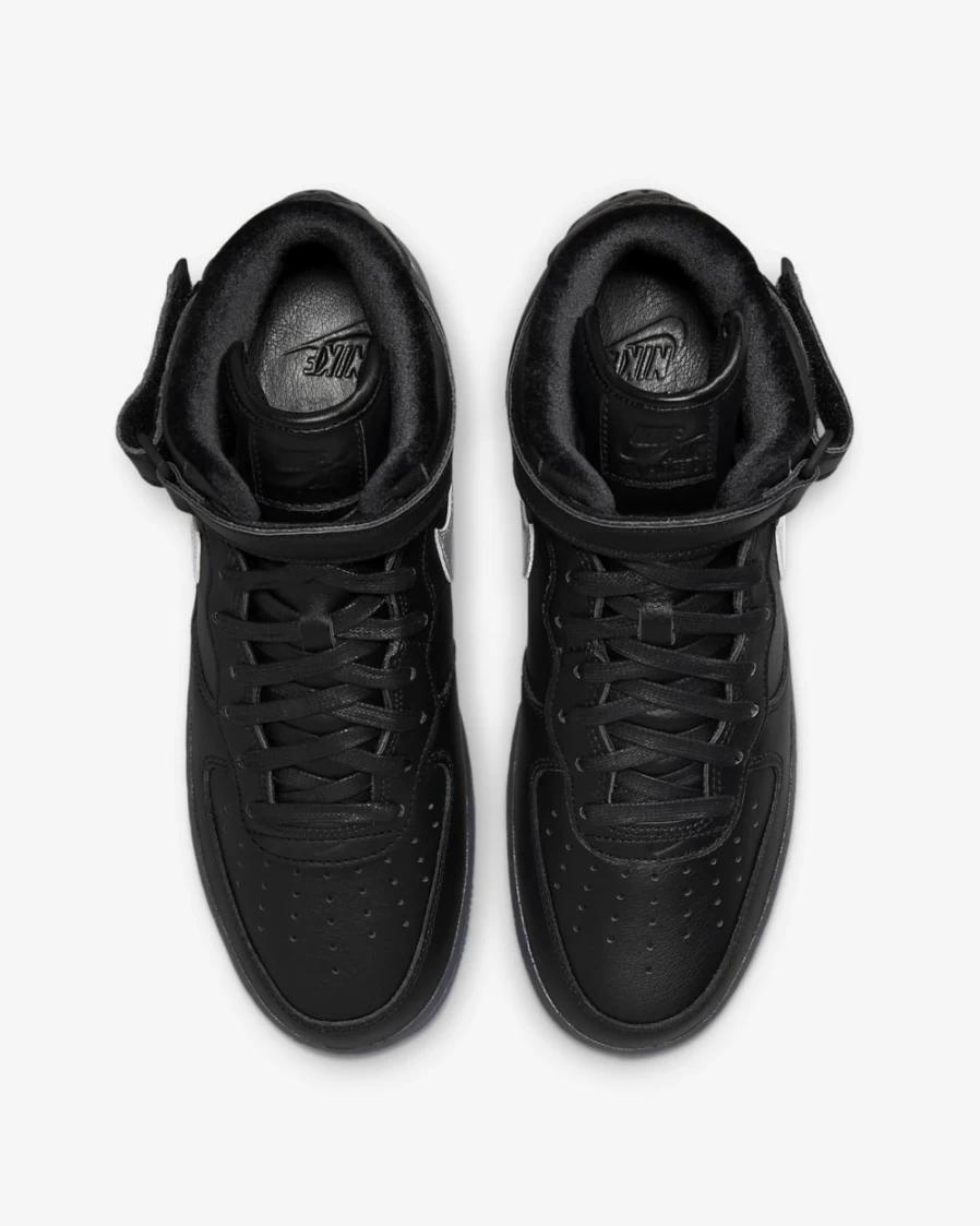 Nike Air Force 1 Mid '07 Premium Men's Shoes - Black/Hyper Pink/Metallic Silver
